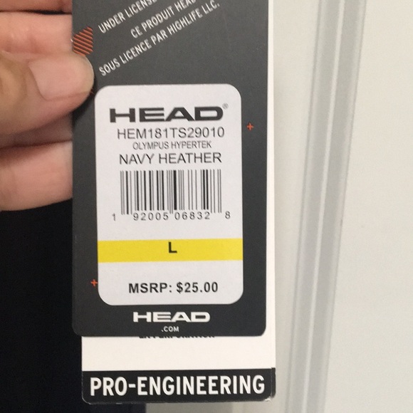 Head Crewneck Athletic/Athleisure Shirt, L, NWT! - Picture 3 of 8